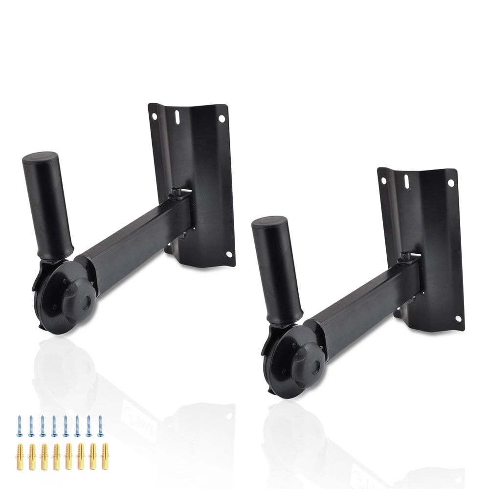 PYLE PSTNDW15 - Universal Adjustable Wall Mount Speaker Bracket Stands