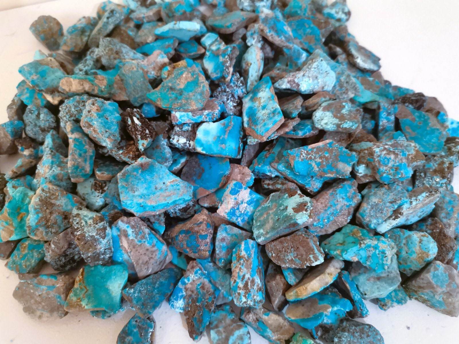 500 Carat Lots Natural Persian Turquoise & Pyrite Rough stone , No Treatments