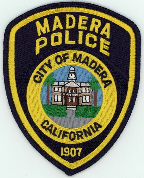CALIFORNIA CA MADERA POLICE NICE SHOULDER PATCH SHERIFF