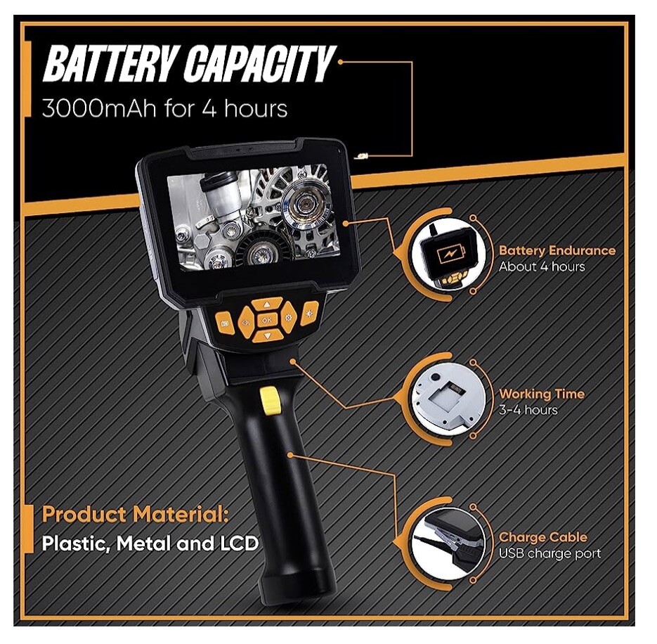 Articulating Borescope Inspection Camera
