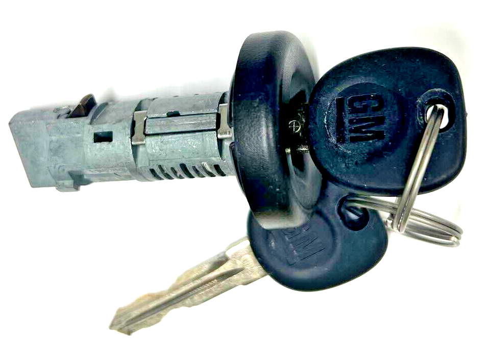 NEW GM OEM Ignition Key Lock Cylinder Switch W/2 GM OEM Circle Plus Chip Keys