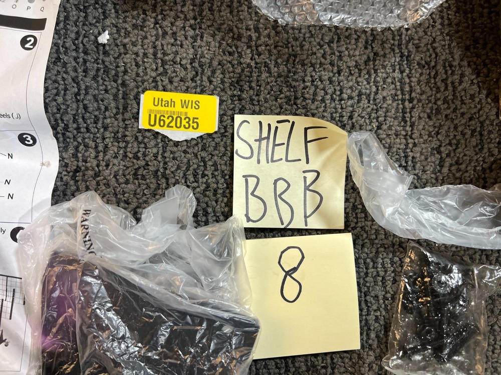 Pasocel Sturdy Black Grid Wall Display Rack Panel with T-Base on Wheels