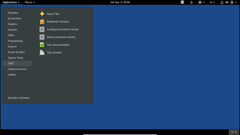 Tails Linux 5.15.1 Lates version - Safe Fast Secure Live Bootable Anonymous