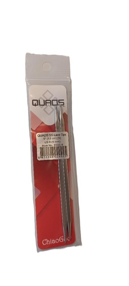 ChiaoGoo Quads SS Lace Interchangeable Knitting Needle Tips