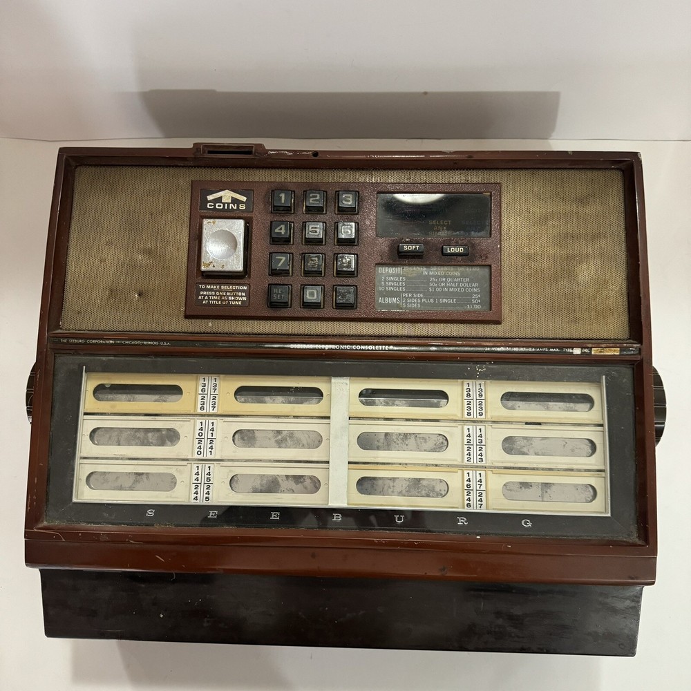 Vintage Seeburg Jukebox Untested