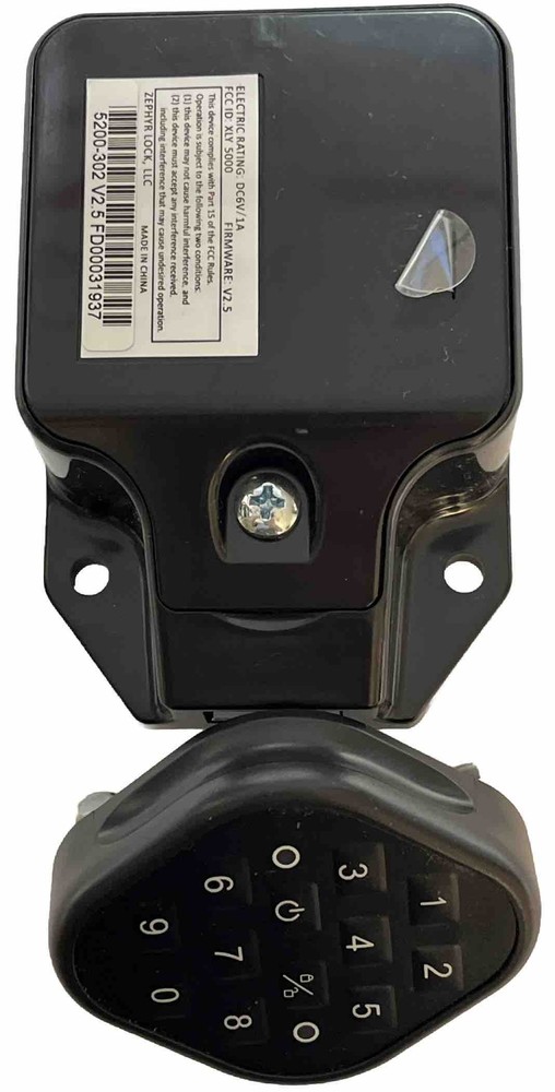 Zephyr 5200-302 V2.5 RFID/ Electronic Locker Lock, Right Hinge Keypad