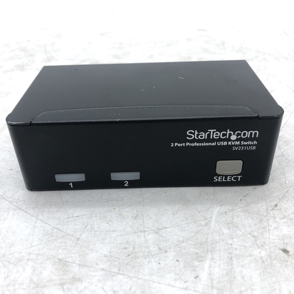 StarTech.com SV231DDVDUA 2-Ports External KVM Switch SV231DDVDUA POWER TESTED
