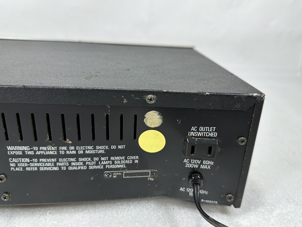 Realistic 31-2000A 10-Band Wide Range Stereo Frequency Equalizer ~ Broken Knobs