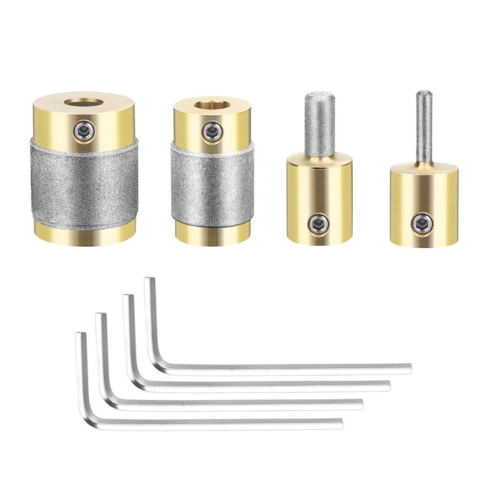 4PCS Diamond Bits for Stained Glass Grinder, Good Quality Maintenance Accessory