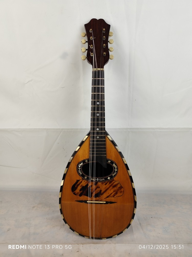 Mandolin 4/4 Francesco Perretti E Figli 1890 Naples 曼陀林 만돌린マンドリン