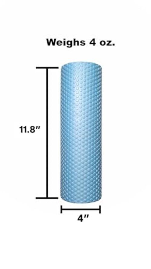 11.8 Inch Medium Density Foam Massage Roller - Light Blue Trigger Point