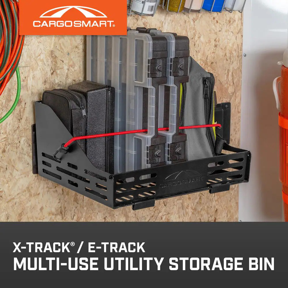 Multi-Use Utility Storage Bin for E-Track and X-Track - 1 Pack