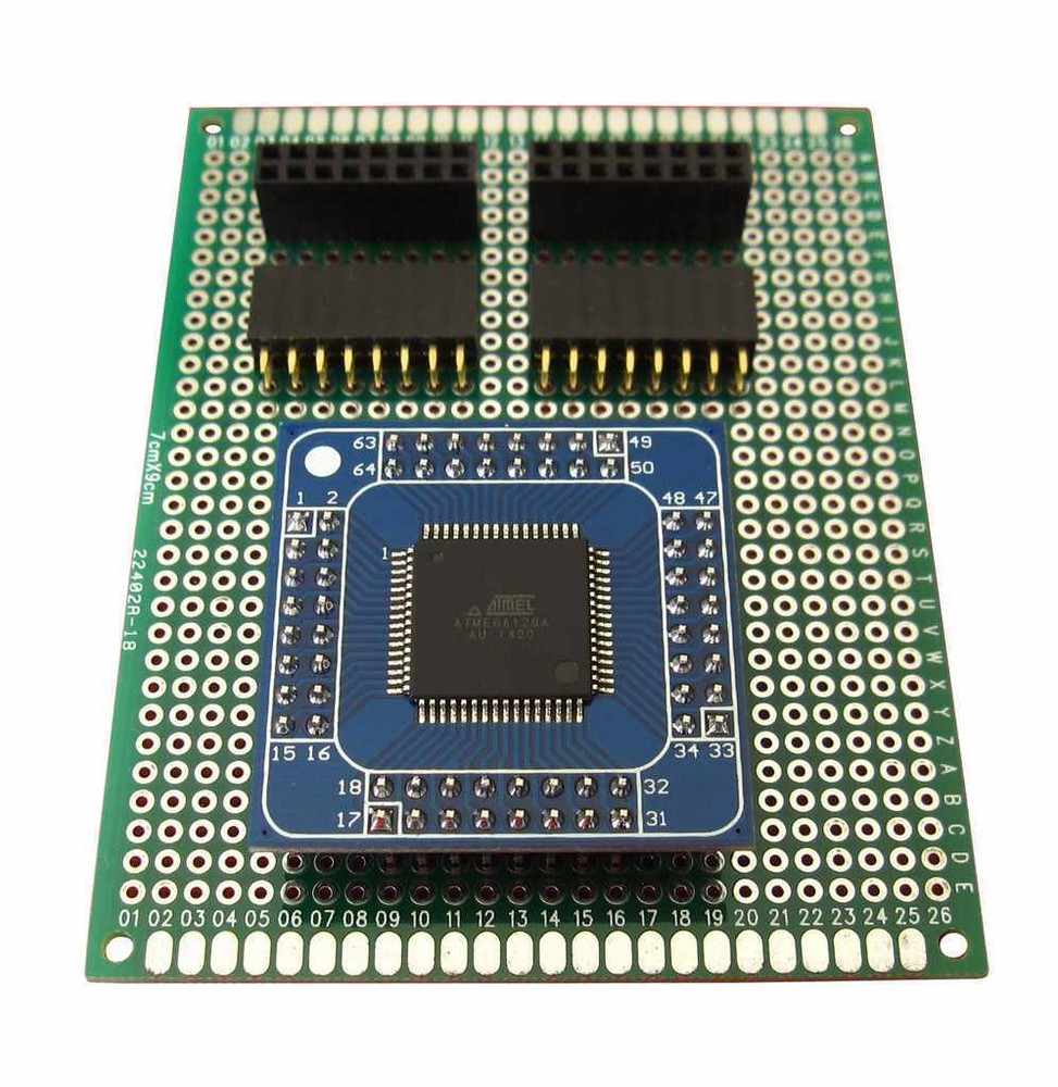 ATMEGA128 adapter plate adapter ATMEGA128 plate Development system board K87
