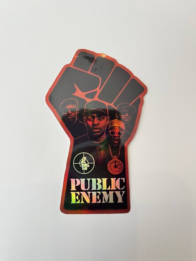 Public Enemy Holographic Sticker
