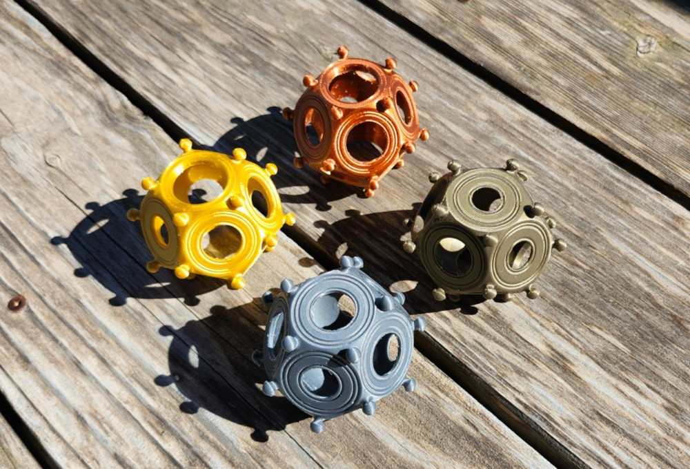 3D Printed Roman Dodecahedron - Medium