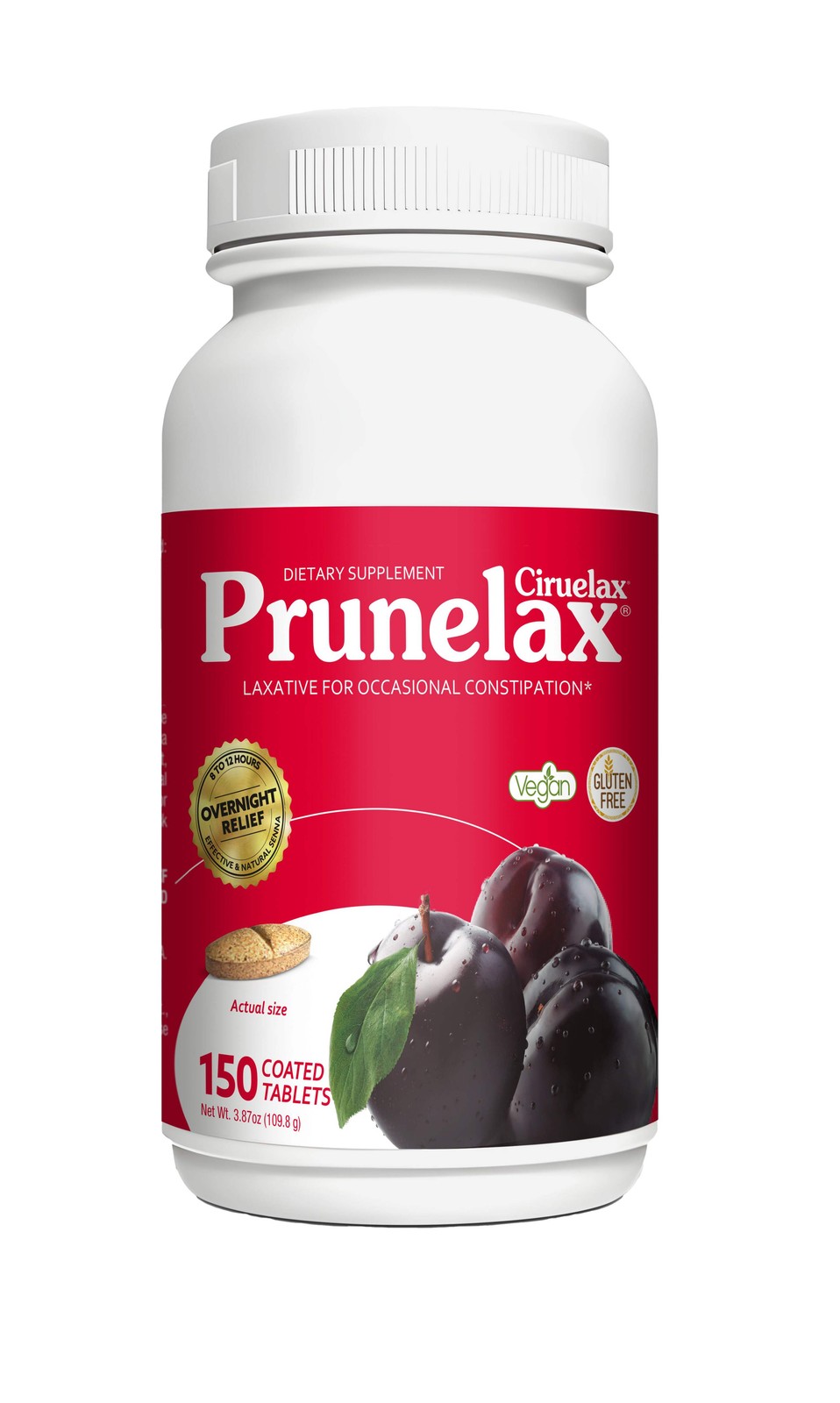 Prunelax Ciruelax Laxative Regular Strength Tablets for Constipation