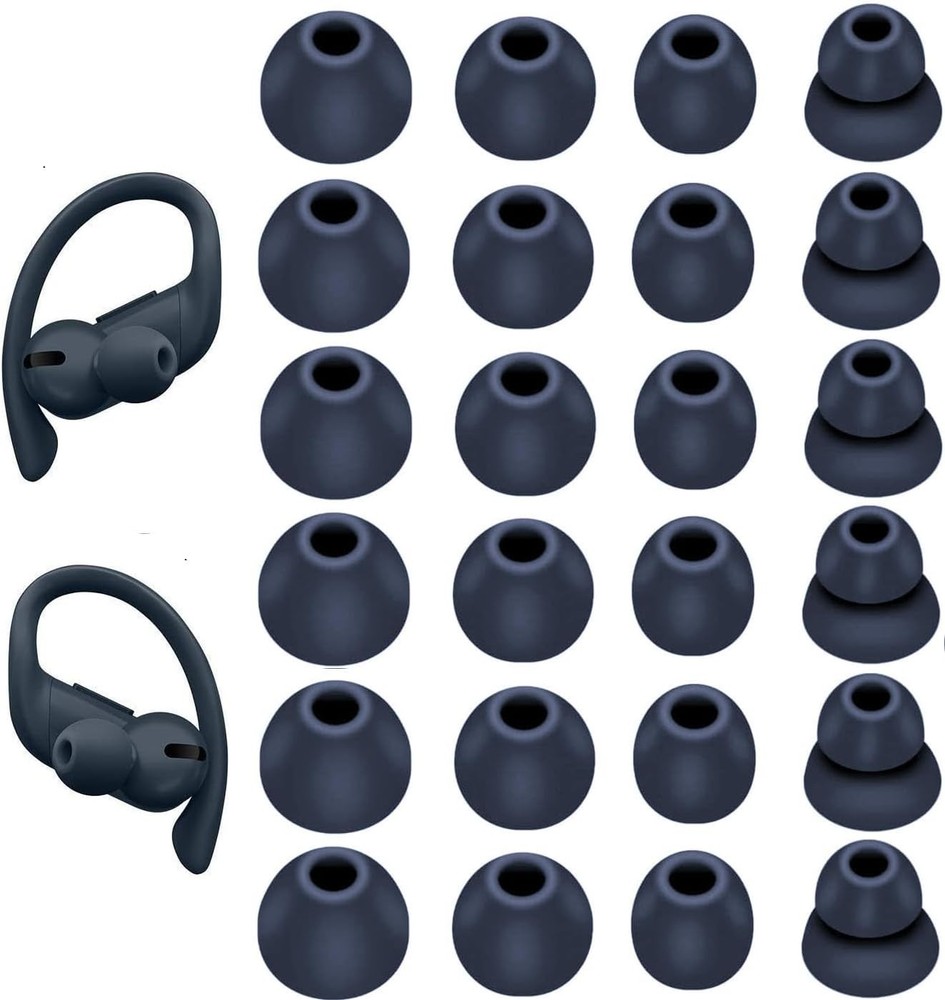JNSA Replacement for Powerbeats Pro Ear Tips Eartips Plug 4 Size, Navy