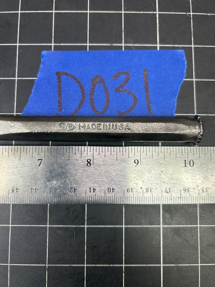 Vintage 8.75 Inch Long Pexto Cold Chisel, Made In U.S.A.