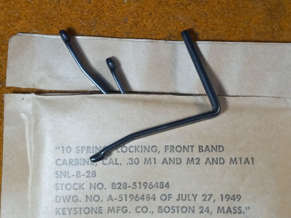 M1 Carbine Front Band Spring USGI NOS
