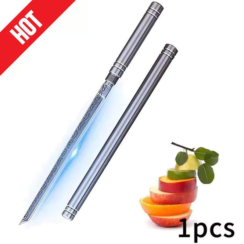Multipurpose Outdoor Portable Fruit-Knife with Sheath, Portable Kitchen Tool~US