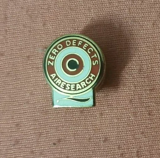 Vintage Airesearch Zero Defects Aerospace Screw Back Pin