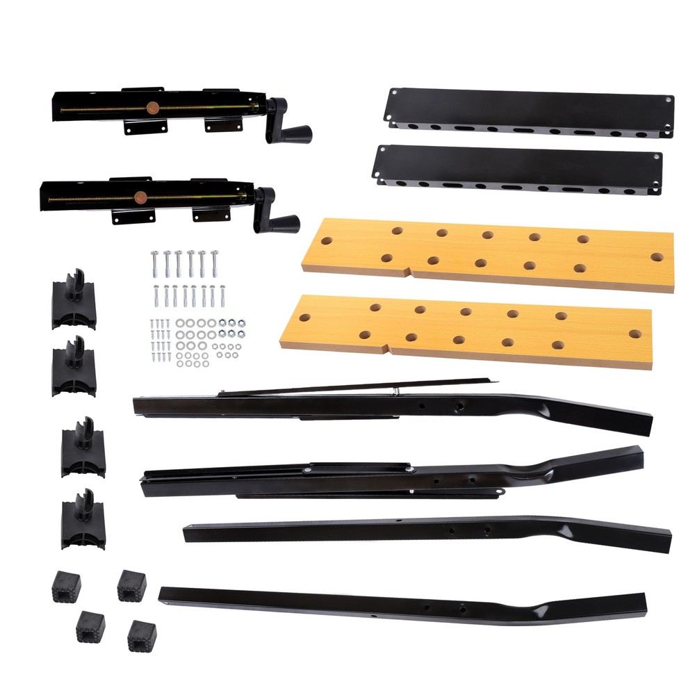 220lb Multi Purpose Folding Portable Workbench w/ Measuring Ruler and Protractor