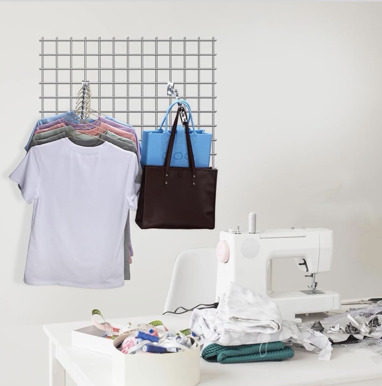 10 Pack 7 Ball Waterfall For Gridwall 13.8” Metal Hangers Display Chrome