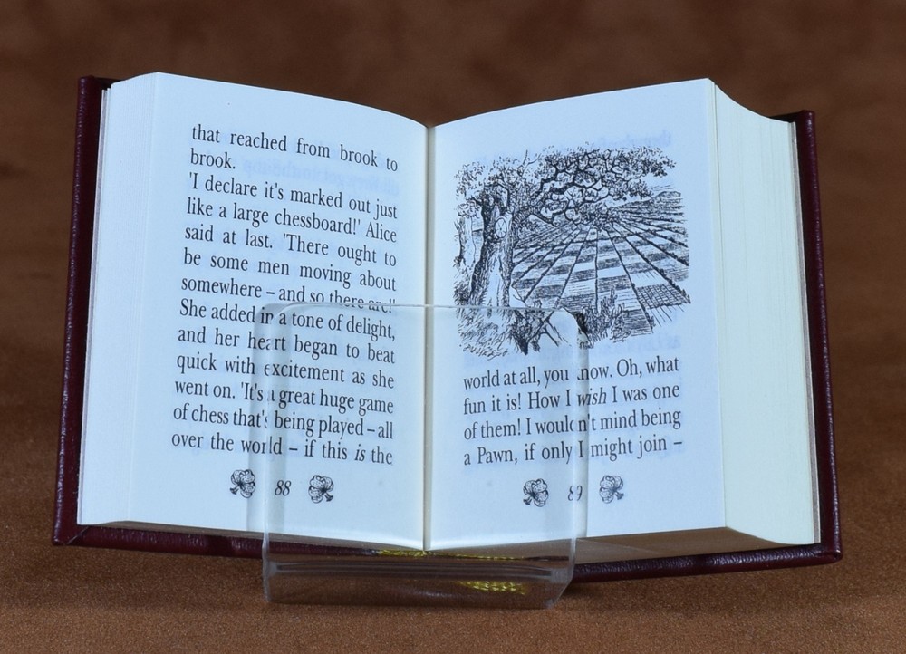 MINIATURE BOOK Lewis Carroll, Through the Looking-Glass