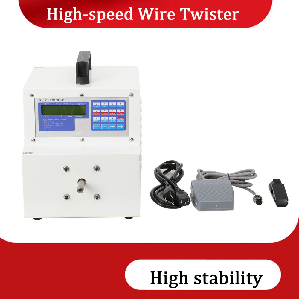 AC 110V Automatic Wire Twisting Machine Wire Twister High-speed Speed Adjustable