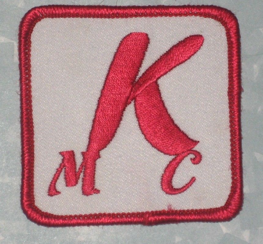 KMC Patch - motorcycle club ? - 2 1/2" x 2 1/2"