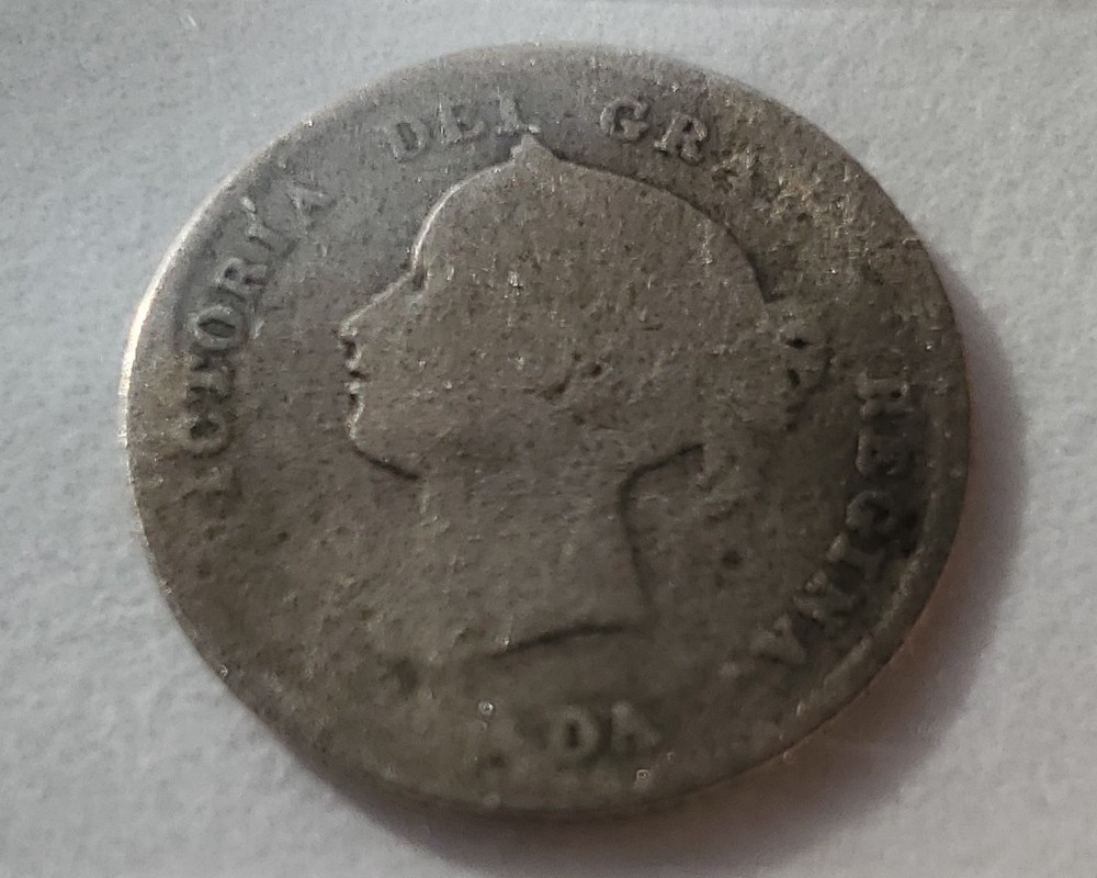 1875H SD - CANADA SILVER FIVE 5 CENTS - G4