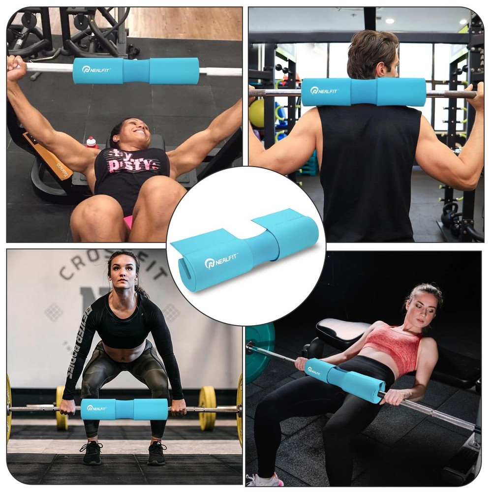 Squat Pad for Barbell, Hip Thrusts, Neck Support Thick Nylon Padding