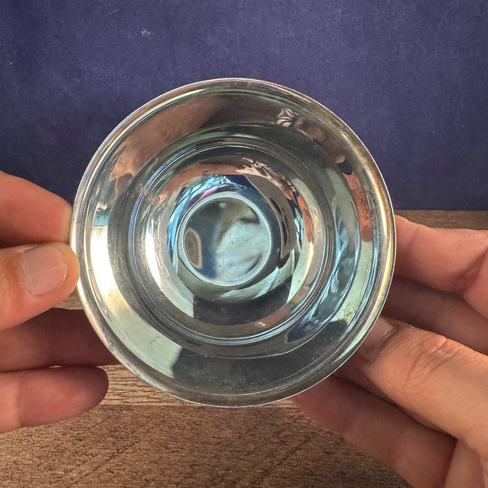 Vintage Oneida Silverplated Footed Bowl 4"Dia 2"H