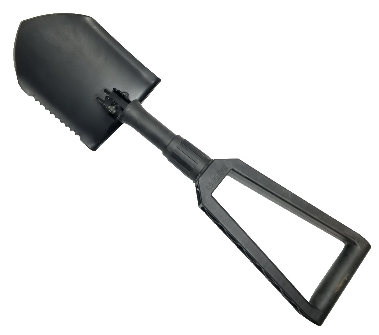 USGI Military GERBER E-TOOL ENTRENCHING TOOL SHOVEL w/ ACU DIGITAL COVER - VGC