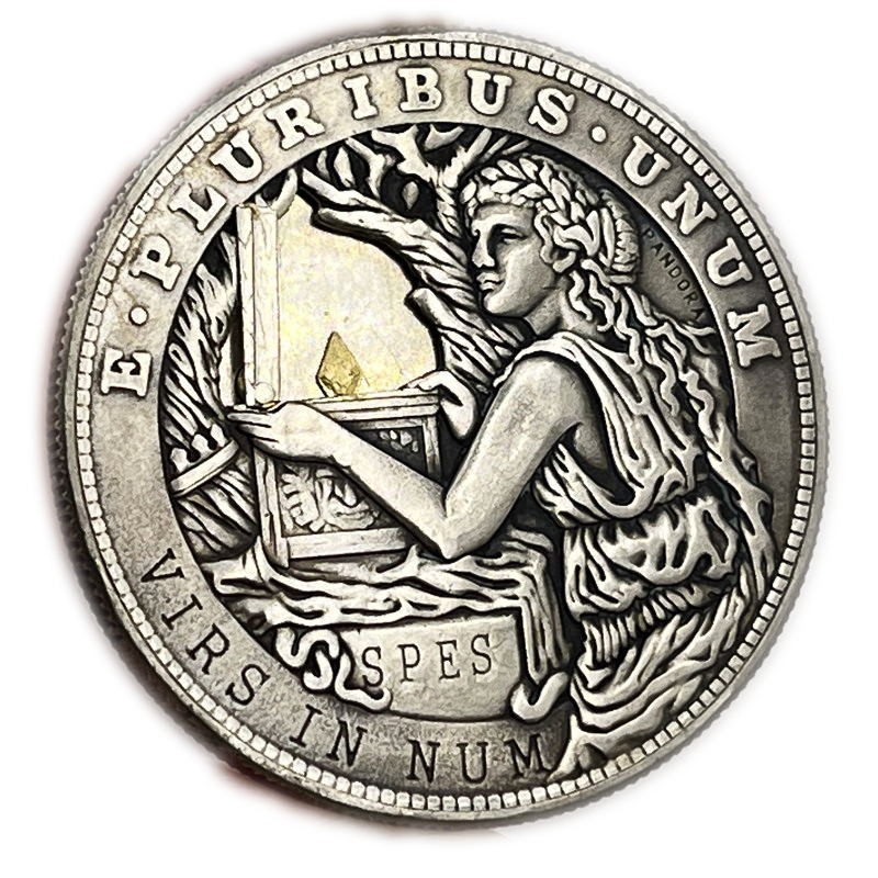 Movable Mechanism Token Hobo PANDORA`S HOPE Roman Booteen Amazing Art Gift