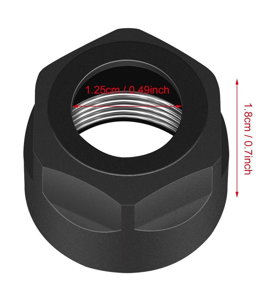 5pcs ER16A Collet Nuts Set Hex Clamping Nut for CNC Milling Engraving Machine...