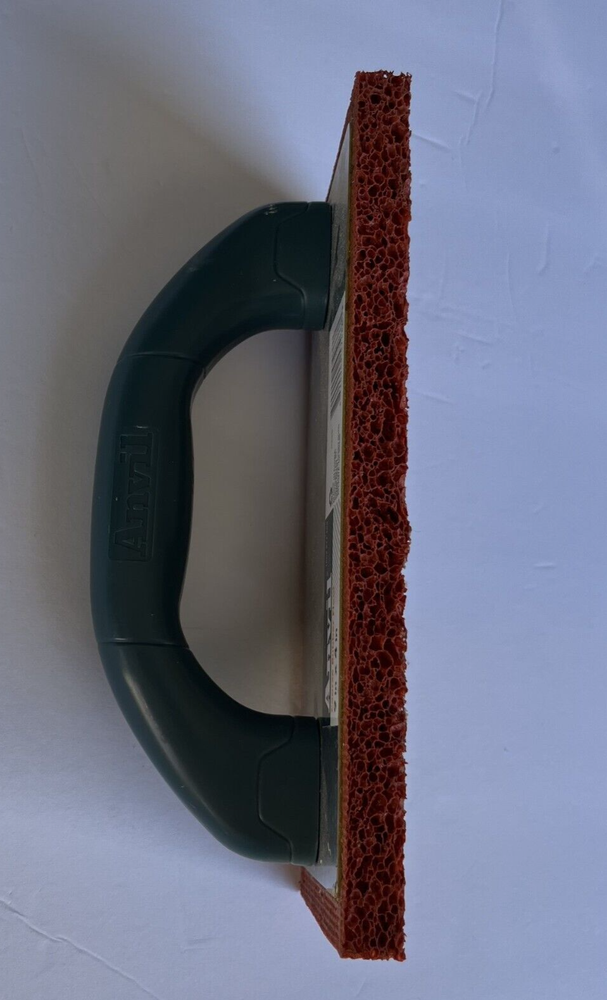 Anvil Coarse Rubber Blade Grip Handle Masonry Float 9 x 4 in.