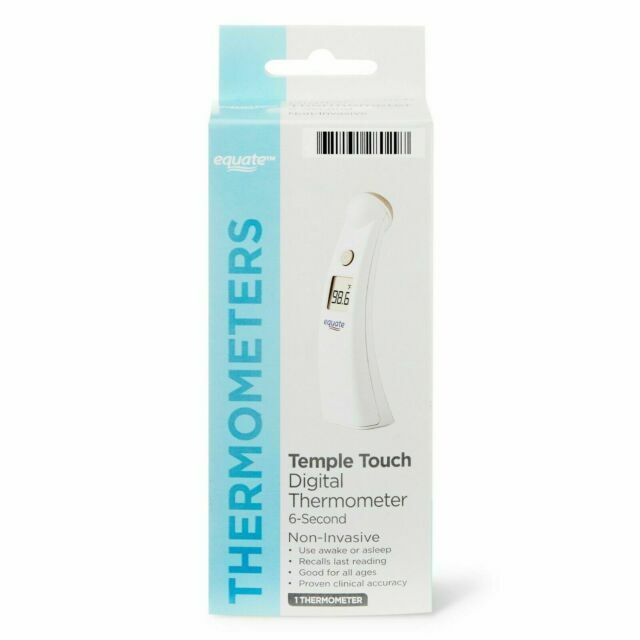 EQUATE Temple Touch 6-Second Digital Thermometer (E)