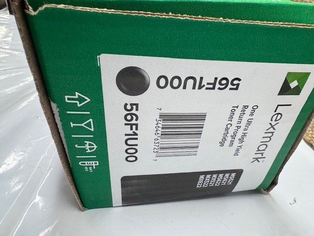 Lexmark One Ultra High Yield Return Program Imaging Unit-Black-56F1U00*New