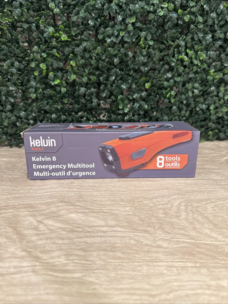Kelvin Tools Automotive Emergency Multitool 8 Tools Total Orange