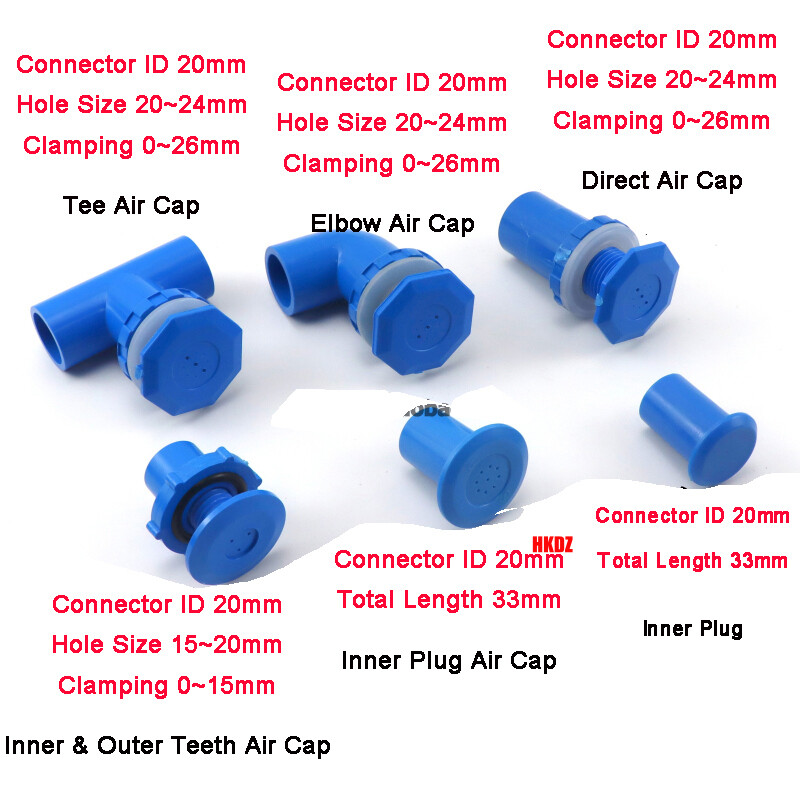 Fish Tank Air Pump Bubble Oxygen Diffuse Disk Stone Plastic Aquarium Pond Plugs