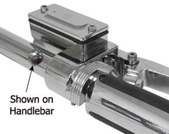 Momentary Push-Button Switch for Motorcycle Handlebars or Flat Surfaces