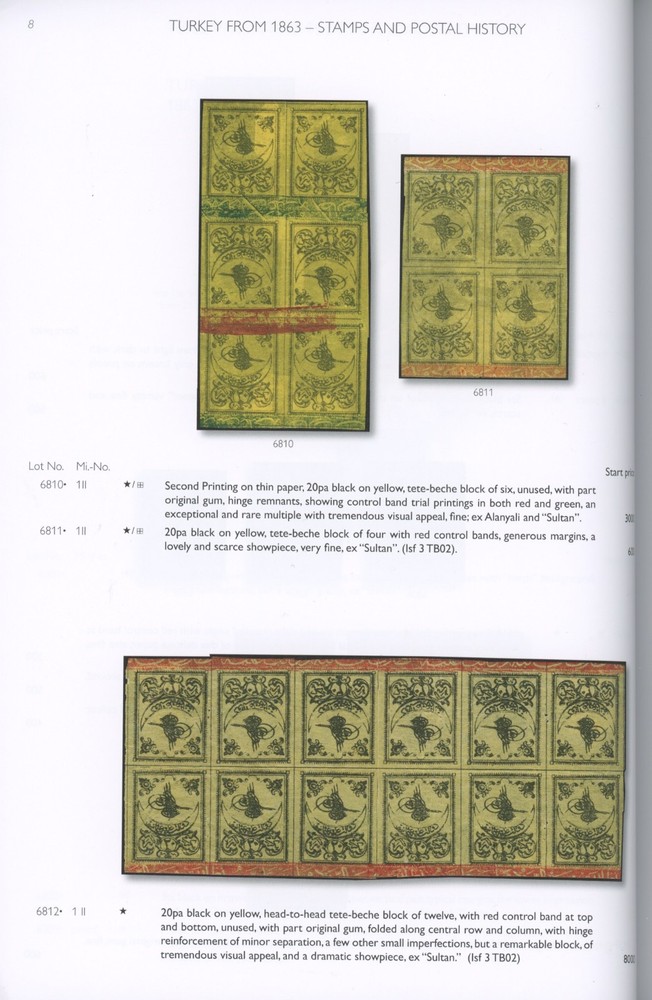 Turkey Ottoman Empire Specialized Auction Catalog Kohler 2024