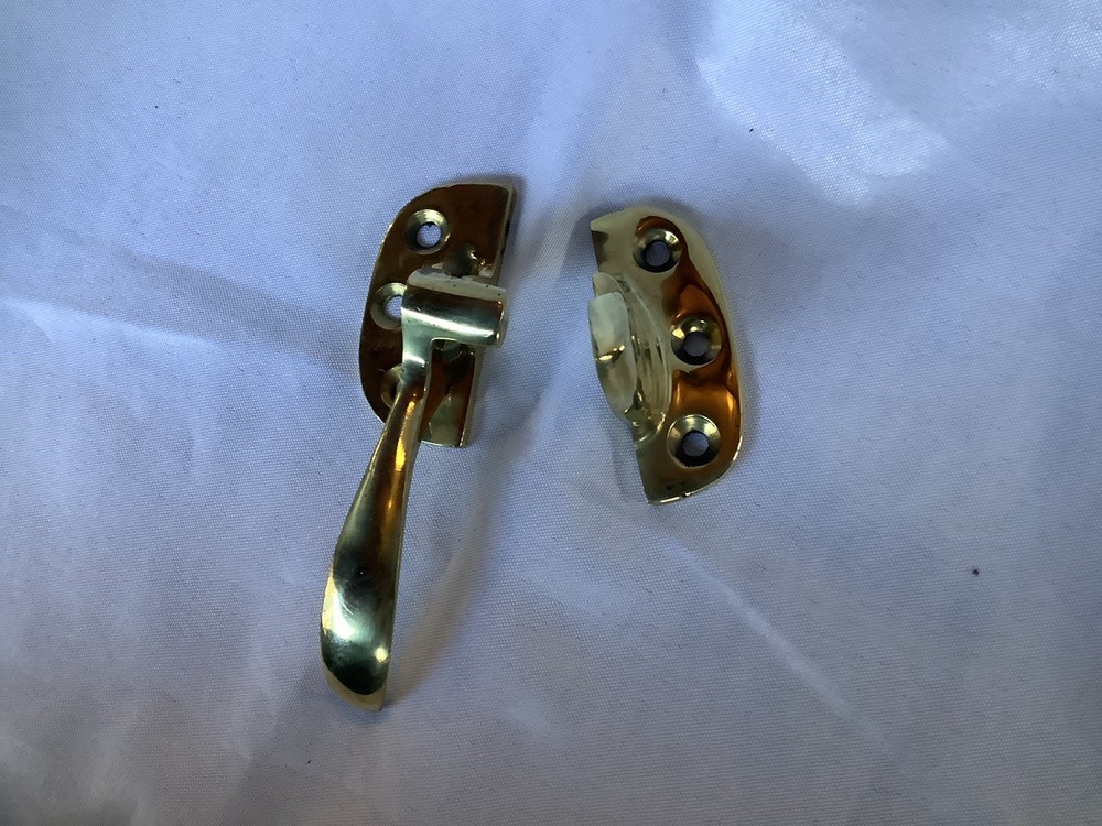 Brass Ice Box Latch Handle 2 Piece 3/8” Offset