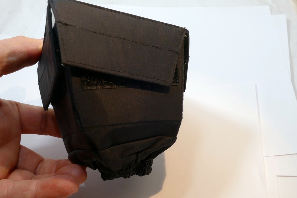 3.5X3.5" Mini SoftBox Flash diffuser soft dome w/ hook and loop honeycomb filter