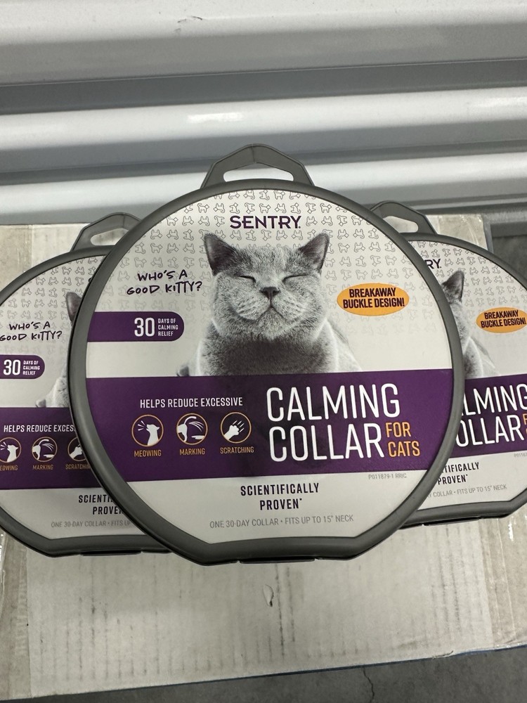 Sentry Calming Collar for Cats, Purple - 3 Count