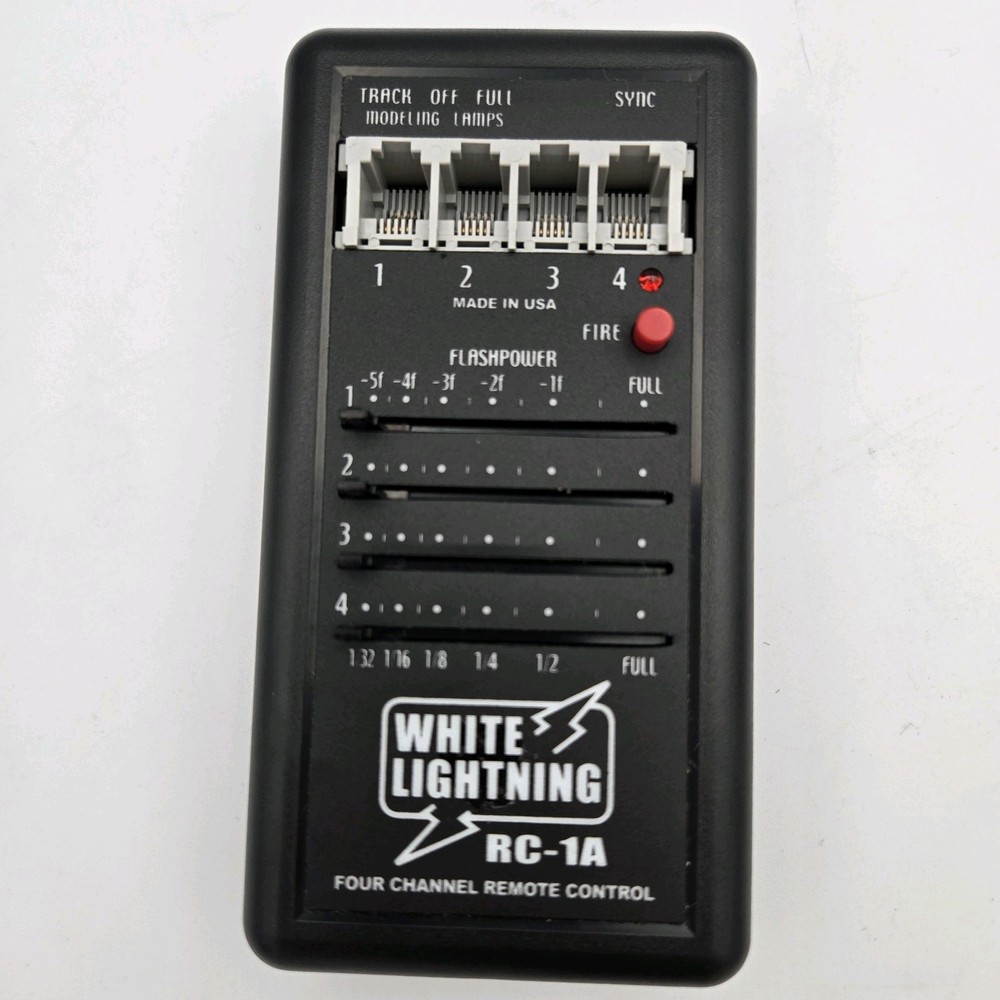 Paul C. Buff White Lightning 4-Channel Wired Remote - Model RC-1A