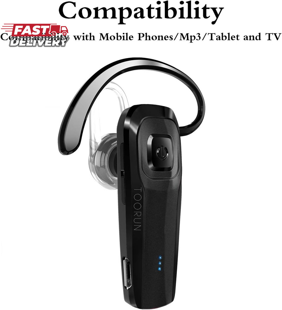 Bluetooth Headset, M26 Bluetooth Earpiece Handsfree V5.0 Wireless Headphone with