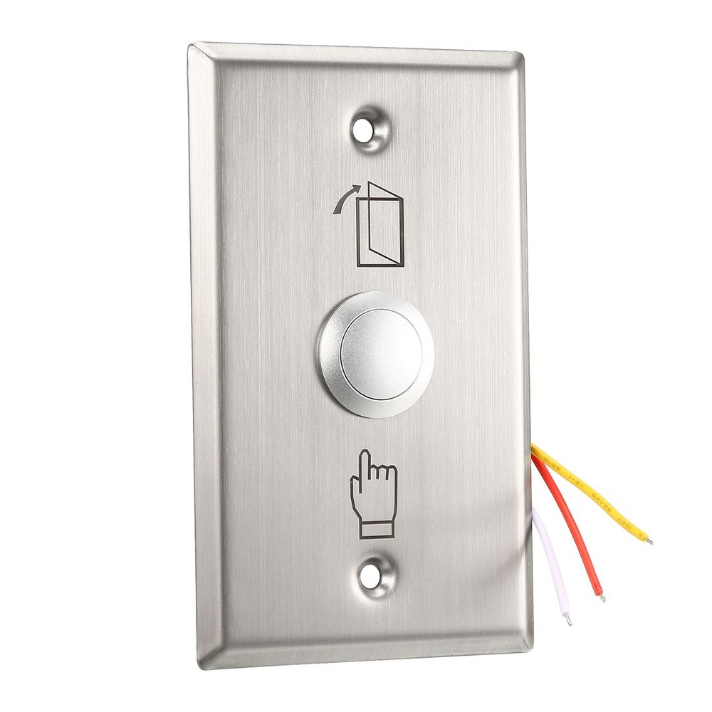 Door Release Button Push to Exit NO/NC/COM Switch Panel 115mmx70mm 36V 3A