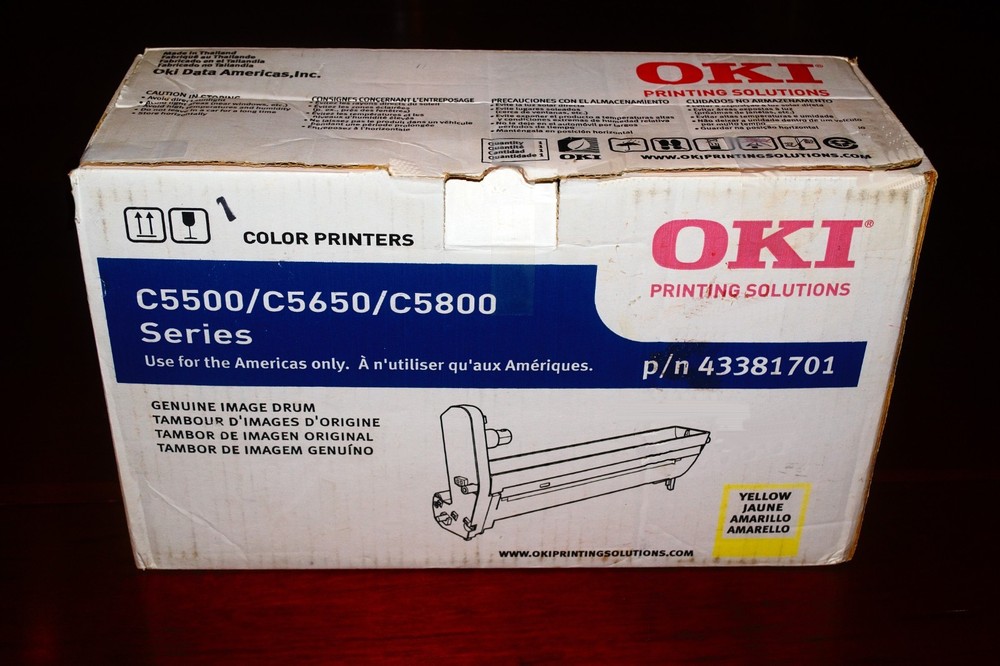 OKI Image Drums Blue and Yellow